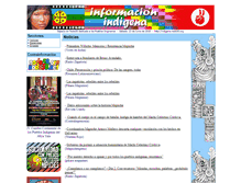 Tablet Screenshot of indigena.nodo50.org